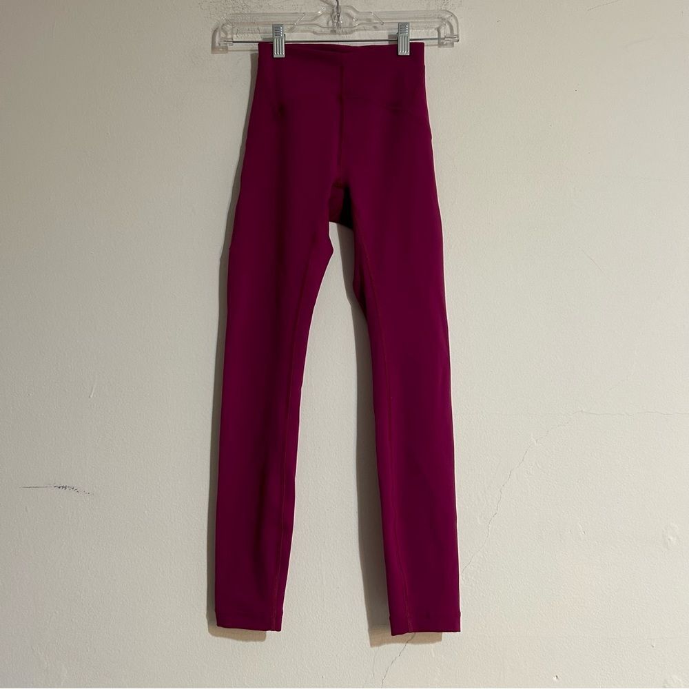 Lululemon InStill High-Rise Tight 25" in Magenta Purple Leggings Size 0